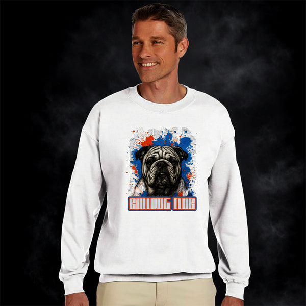 Bulldog Club – Bulldog Art – Classic Unisex Crewneck Sweatshirt | Gildan® 18000